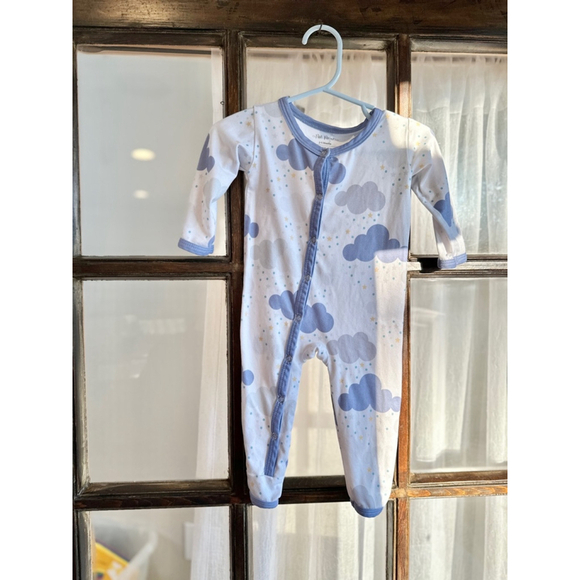 3-6m Posh Peanut OG Clouds Romper - Picture 3 of 5